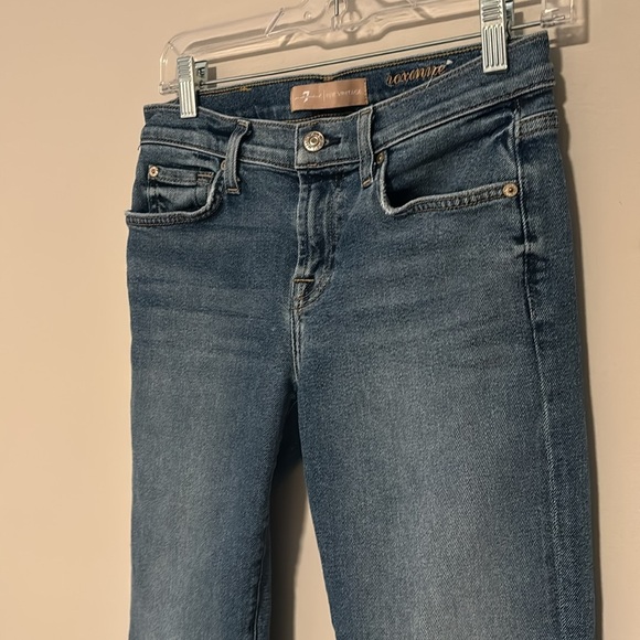 7 for all Mankind Roxanne Ankle Slim Jeans in Luxe Vintage Muse size 26 - Picture 5 of 7